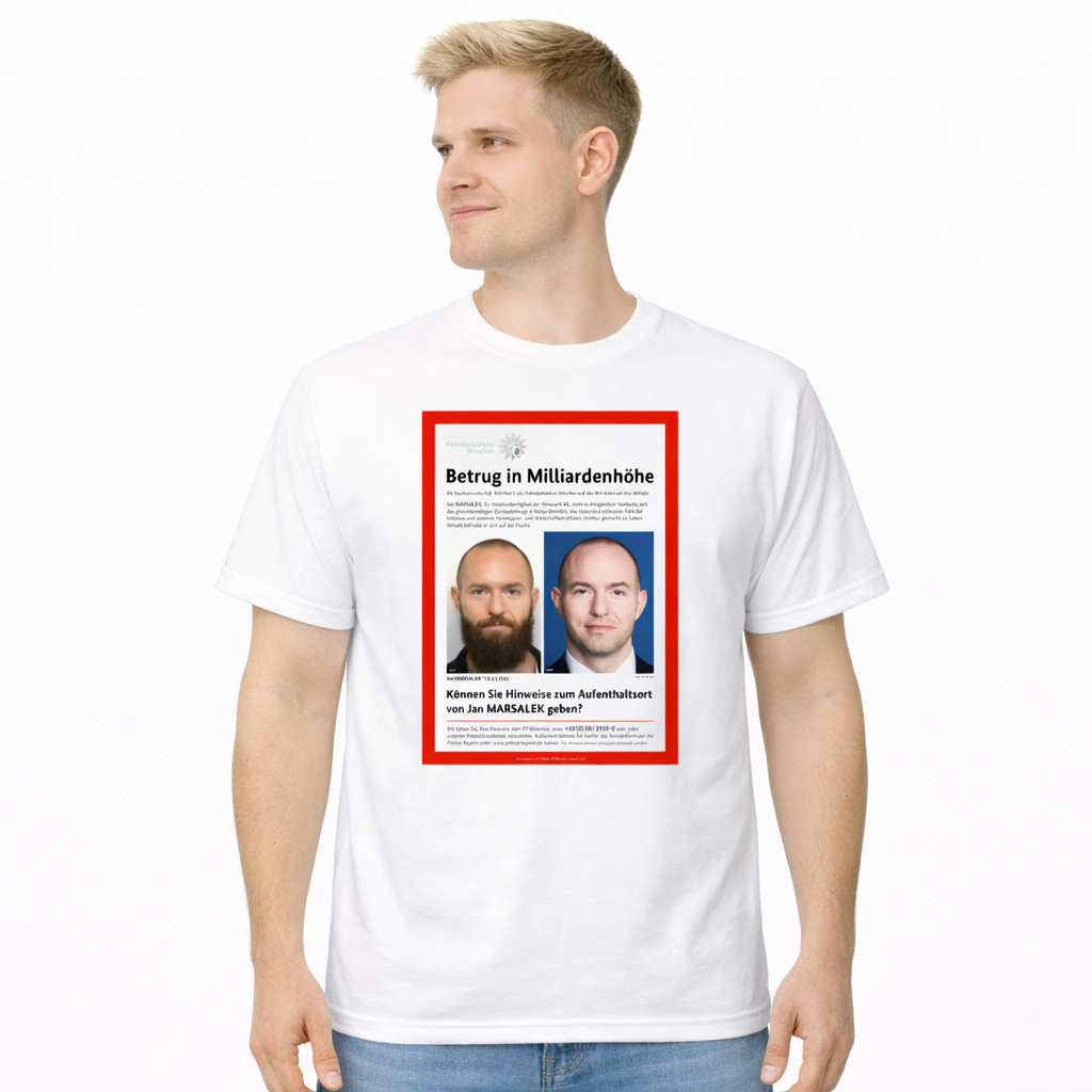 Marsalek Fahndungsfoto T-Shirt